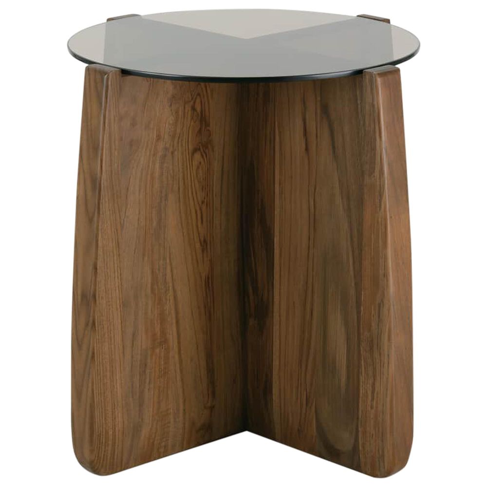 Rowe Furniture Nova Round End Table in Caraway, , large