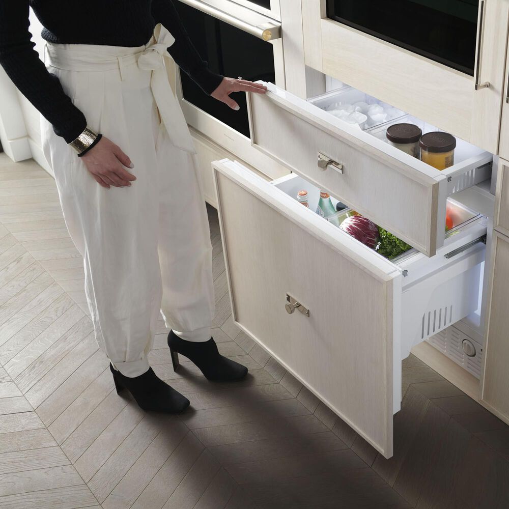 Monogram 30&quot; Integrated Glass Door Refrigerator for Single or Dual Installation, , large