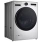 LG 2PC 5.0 Cu. Ft. Front Load Smart WashCombo All-in-One Washer/Dryer in Graphite Steel & Smart WI-fi Enabled Steam Clothing Care System in Mirror, , large
