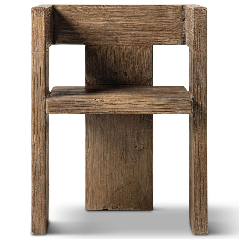 Jennifer Taylor Home Avenel Arm Chair in Heritage Medium Dark Brown, , large