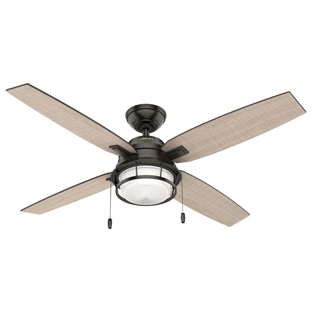 Hunter Ocala 52&quot; Outdoor Ceiling Fan with LED Lights in Noble Bronze, , large