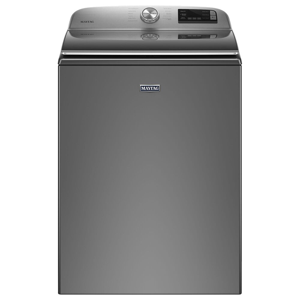 Maytag 4.7 Cu. Ft. Top Load Washer with Agitator in Metallic Slate, , large