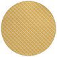 Dalyn Rug Company York 4" Round Gold Indoor/Outdoor Area Rug, , large