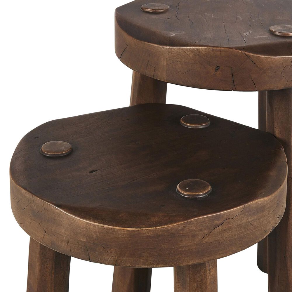 Four Hands Maha Accent Table in Aged Belgium Bleach, , large