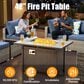 HOMLUX 11-Piece Patio Sectional Set in Denim Blue, , large