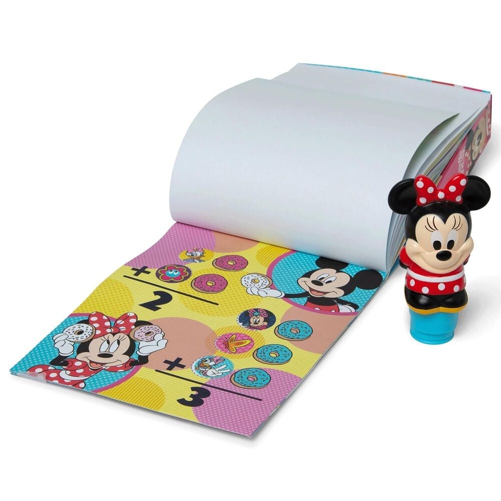 Melissa &amp; Doug Disney&#39;s Minnie Mouse 24-Page Activity Pad and Sticker Stamper, , large