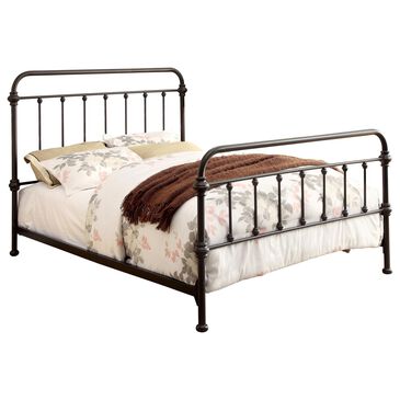 Furniture of America Durkin King Bed in Dark Bronze, , large