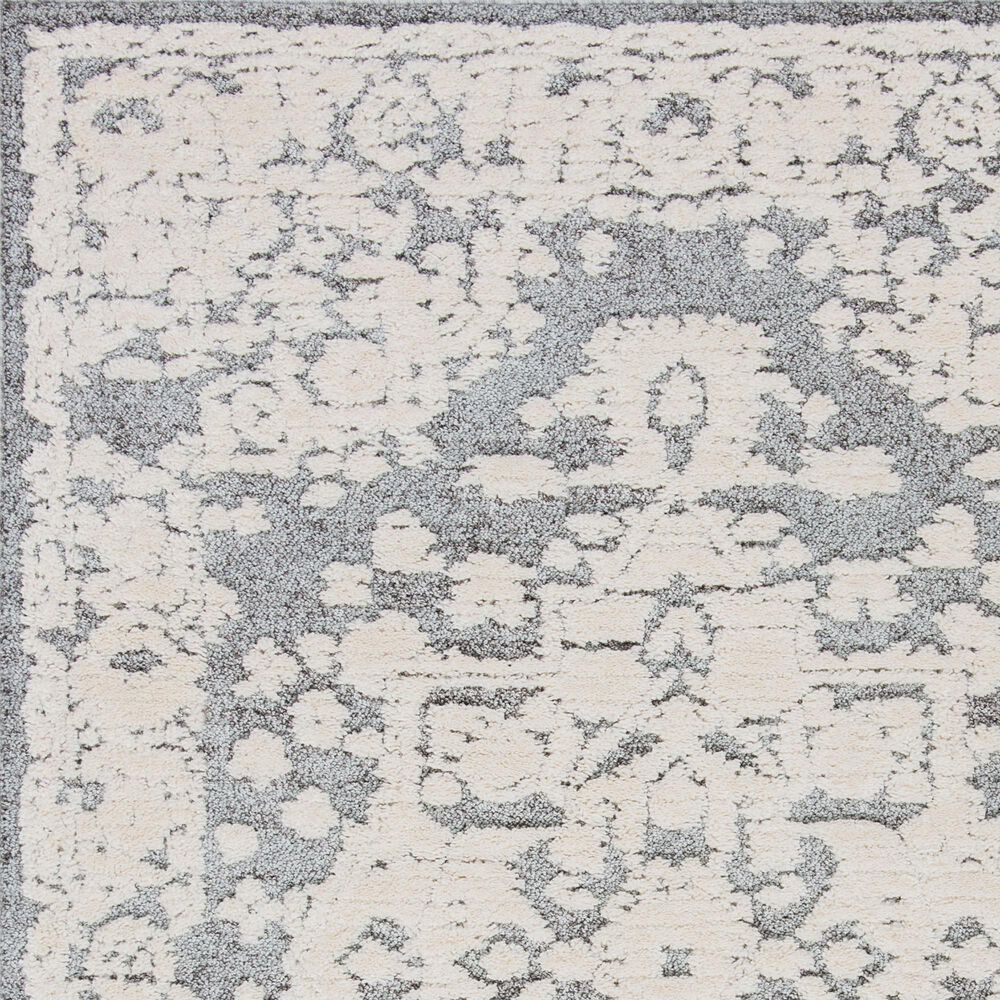 Safavieh Martha Stewart Lucia Shag MSR0739A 2&#39;6&quot; x 3&#39;9&quot; White and Light Grey Area Rug, , large