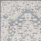 Safavieh Martha Stewart Lucia Shag MSR0739A 2"6" x 3"9" White and Light Grey Area Rug, , large