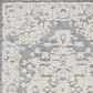 Safavieh Martha Stewart Lucia Shag MSR0739A 2"6" x 3"9" White and Light Grey Area Rug, , large