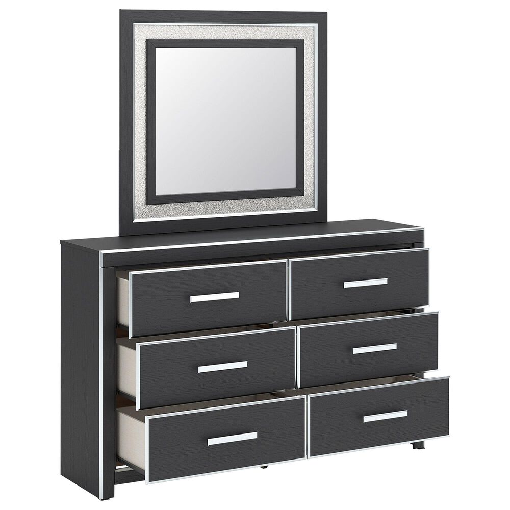 Ashley Zuraleus 4-Piece King Upholstered Platform Bedroom Set in Matte Black, , large