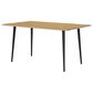 Ashley Gretlynn Rectangular Dining Table in Light Natural and Matte Black - Table Only, , large
