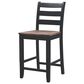 Linon Home Decor Colm Counter Stool in Black and Warm Brown, , large