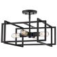 Golden Lighting Tribeca 4-Light Semi-Flush in Matte Black, , large
