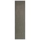 Nourison Horizon HOZ02 Charcoal 2" x 6" Indoor/Outdoor Runner, , large