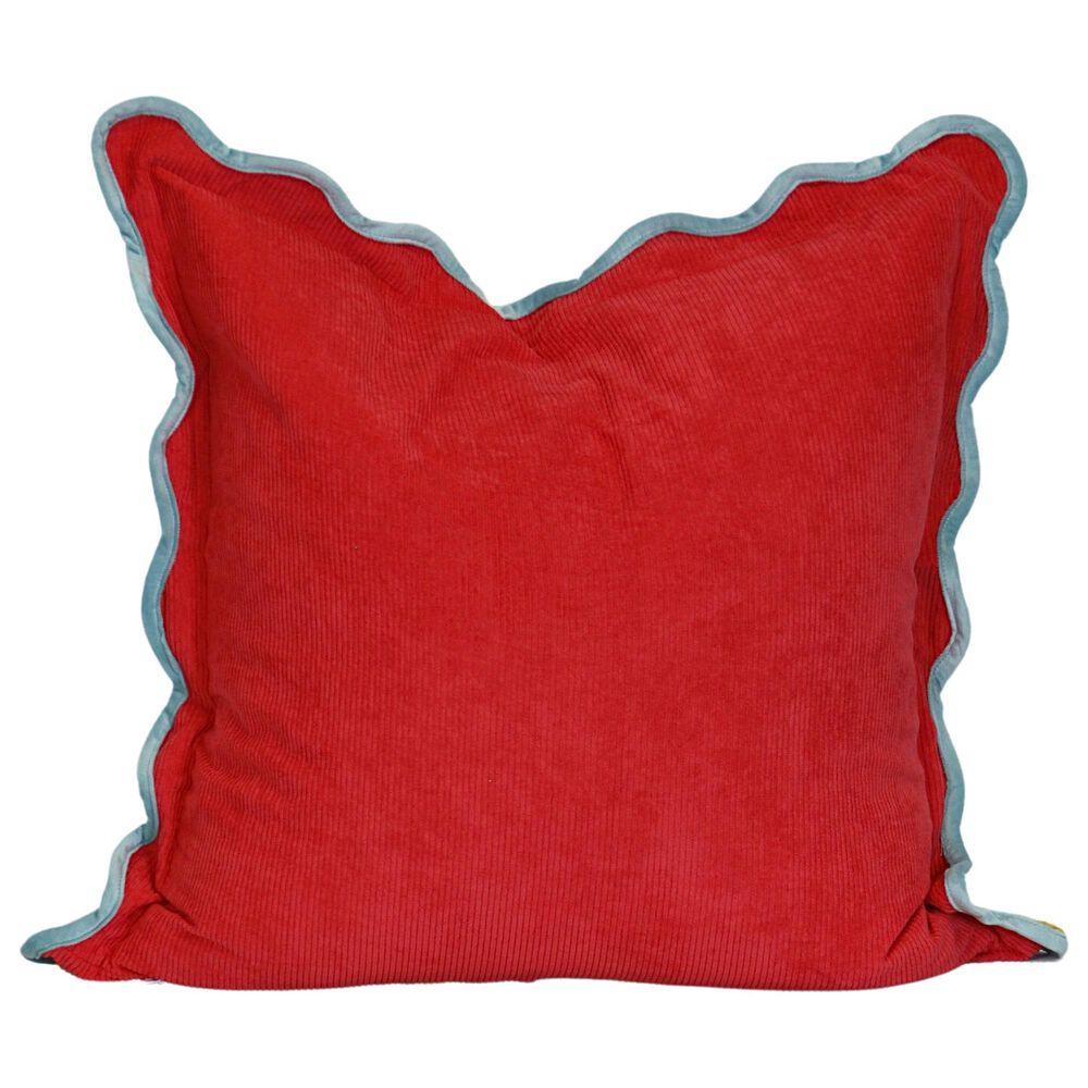 Flair Industries 22&quot; Square Throw Pillow in Yellow, , large