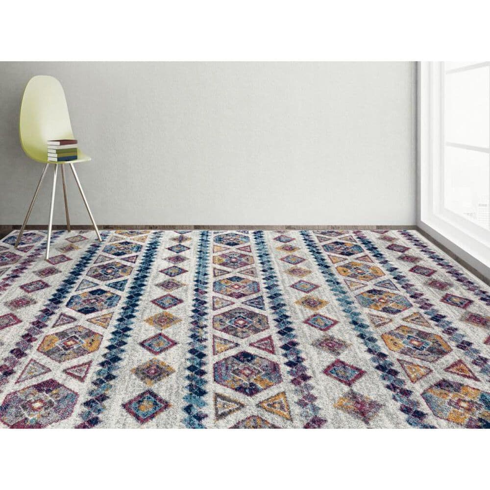 Amer Rugs Alexandria 4&#39; x 6&#39; Multicolor Area Rug, , large