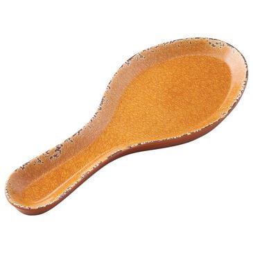 Supreme Crackle Melamine Spoon Rest in Orange, , large