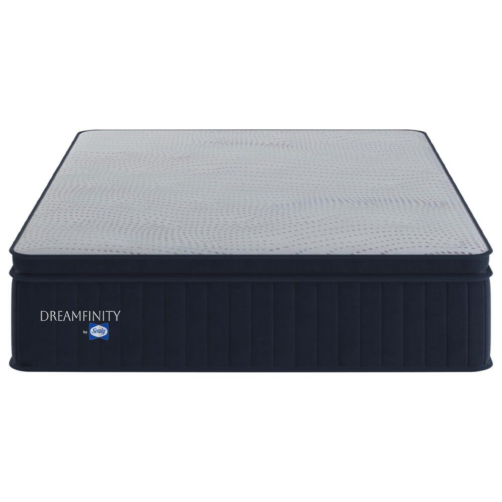 Dreamfinity by Sealy Select Soft Pillow Top King Mattress with High Profile Box Springs, , large