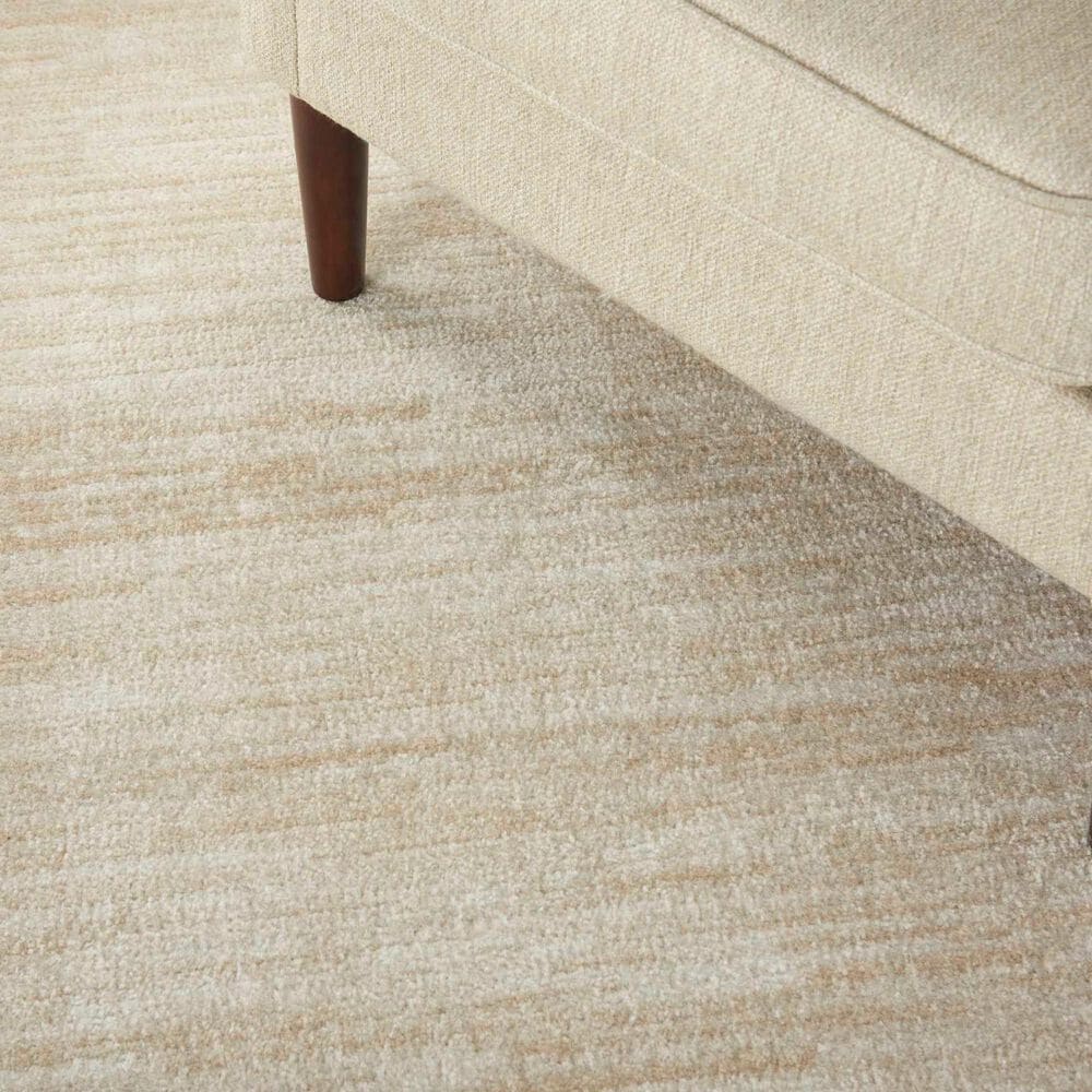 Nourison Essentials Ivory and Beige 5&#39; x 7&#39; Indoor/Outdoor Area Rug, , large
