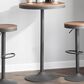 Lumisource Dakota 43" Adjustable Bar Table in Brown and Grey, , large