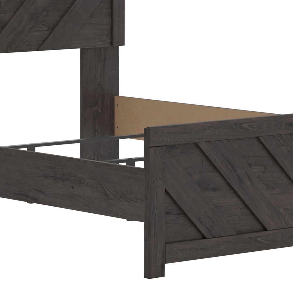 Ashley Prendonea Queen Panel Bed in Dark Charcoal, , large
