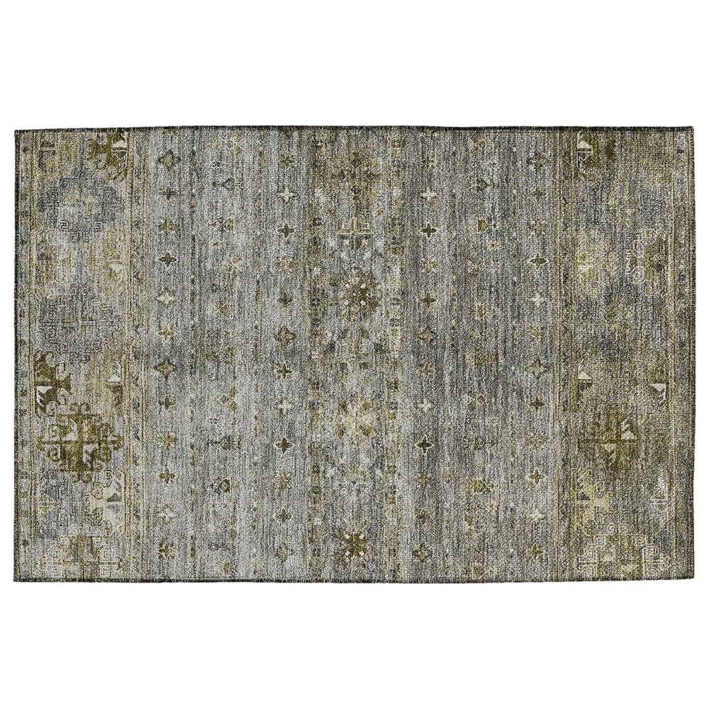 Dalyn Rug Company Karaj KJ5 1"8" x 2"6" Pewter Indoor/Outdoor Area Rug, , large