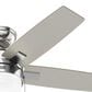 Hunter Anisten 44" Indoor Ceiling Fan with LED Light in Brushed Nickel, , large
