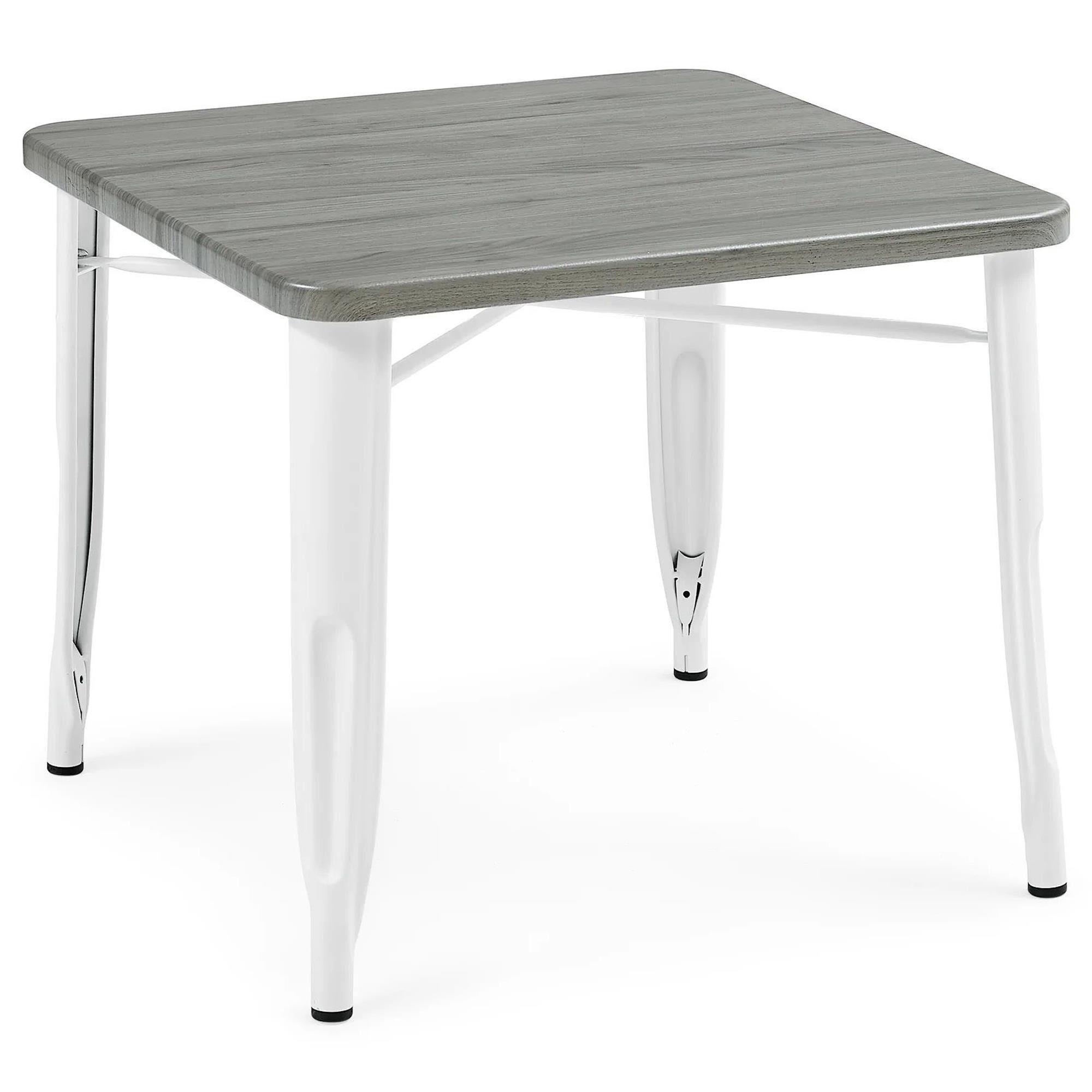Delta Bistro Kids Table in White and Grey NFM