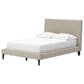 Ashley Cielden Full Upholstered Platform Bed with Roll Slats in Tan, , large
