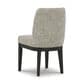 Millenium Burkhaus Side Chair with Beige and Brown Cushion in Dark Brown, , large