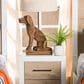 Kalalou Wooden Dog Table Lamp, , large