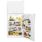 Whirlpool 18 Cu. Ft. Top Freezer Refrigerator with Flexi Slide Bin in White, , large