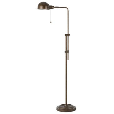 Cal Lighting Croby 60W Floor Lamp in Rust, , large