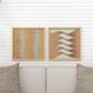 Maple and Jade 24" x 24" Abstract Framed Wall Art in Brown and Beige (Set of 2), , large
