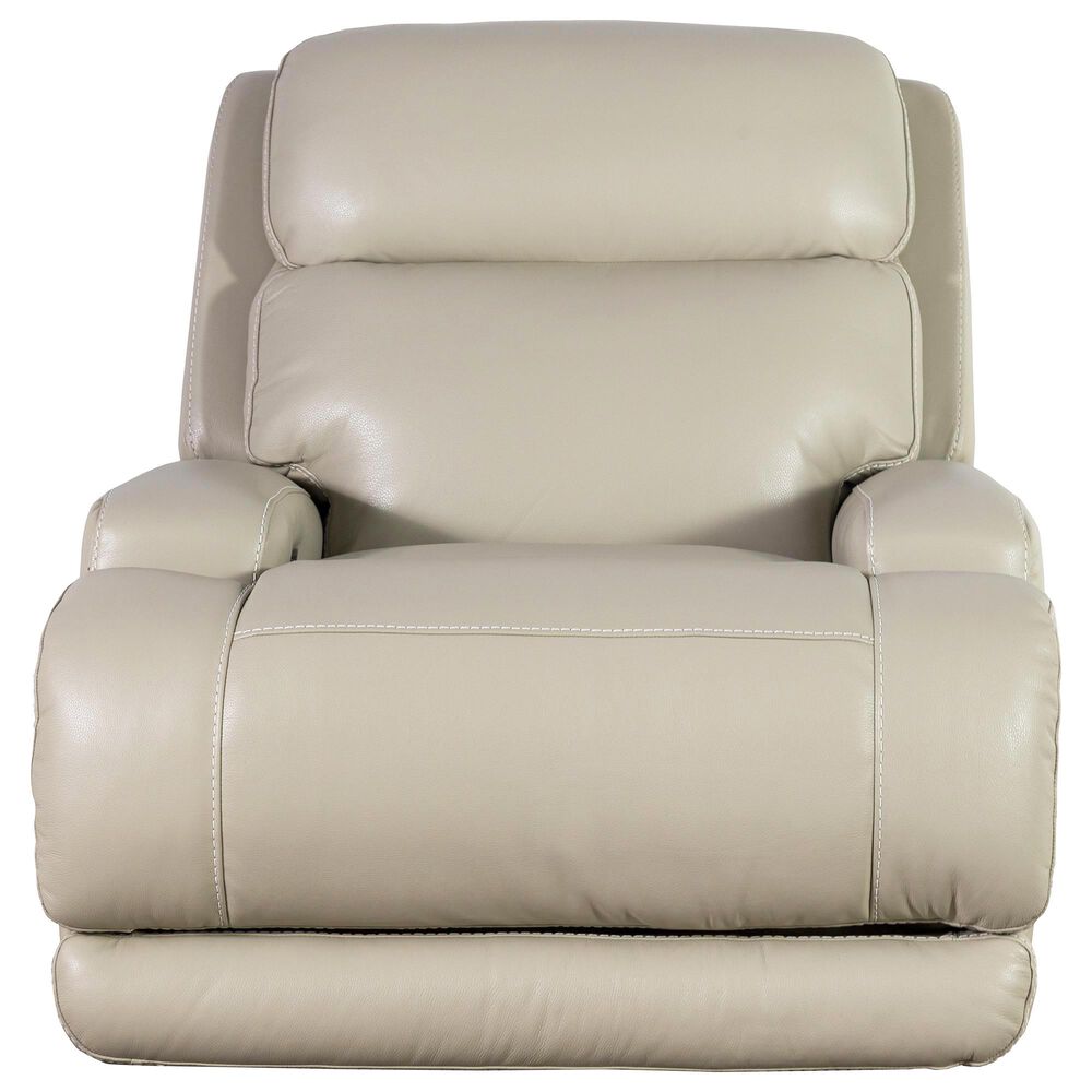 Sienna Designs Leather Power Glider Recliner Chair with Power Headrest in Caesar Ivory, , large