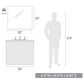 Golden Lighting Duncan 1-Light Bath Vanity in Chrome, , large