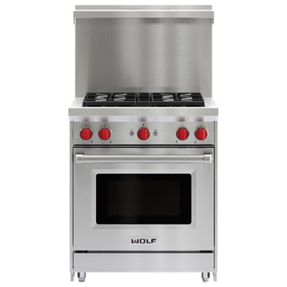 Wolf 30&quot; x 20&quot; Gas Range Riser with Shelf, , large