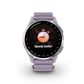 Garmin Approach J1 43mm Junior Golf GPS Smartwatch in Silver Aluminum Bezel with Lilac ComfortFit Fabric Band, , large