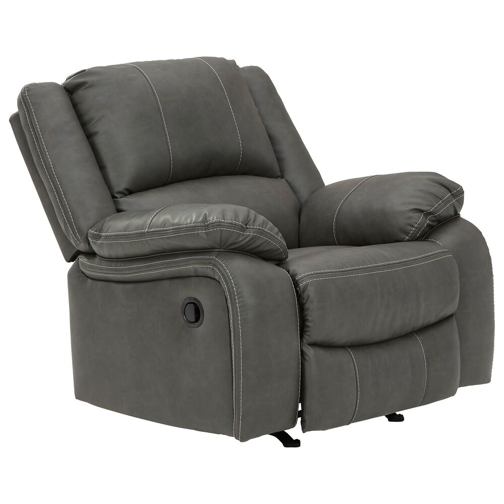 Signature Design by Ashley Calderwell Rocker Recliner in Gray, , large