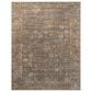Loloi Heritage 8" x 10" Mocha and Denim Area Rug, , large