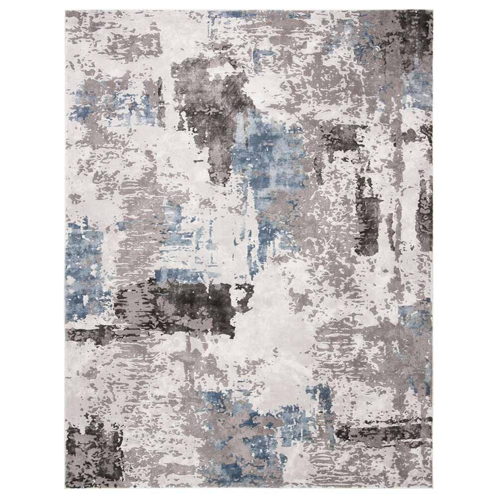 Safavieh Craft CFT820F 8" x 10" Grey and Blue Area Rug, , large
