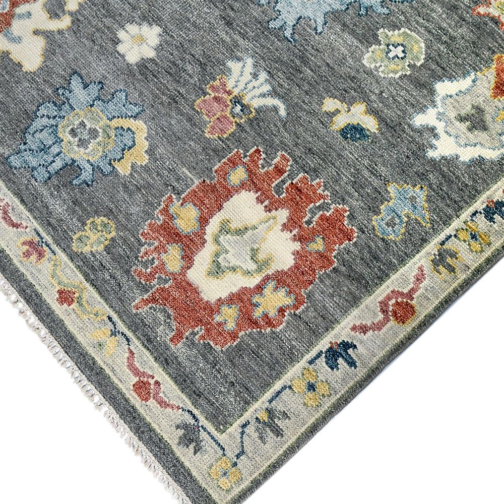 Amer Rugs Jaigarh 2&#39; x 3&#39; Pebble Gray and Ivory Area Rug, , large