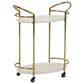 Ashley Tarica Bar Cart in Cream and Gold, , large