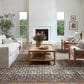 Amber Lewis x Loloi Billie 8"6" x 11"6" Ocean and Brick Area Rug, , large