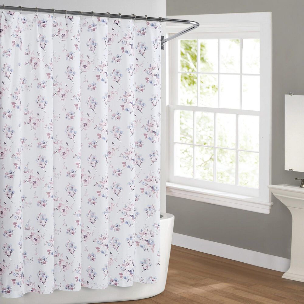 Pem America Cottage Classics Rose Dusk Shower Curtain, , large