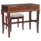 Linon Home Decor Angela Vanity with Stool in Walnut, , large