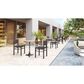 Zuo Modern Gazebo 24" Round Dining Table Black, Gold and Gray - Table Only, , large