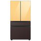 Samsung Bespoke 4-Door French Door Refrigerator Top Panel in Sunrise Yellow Glass, , large
