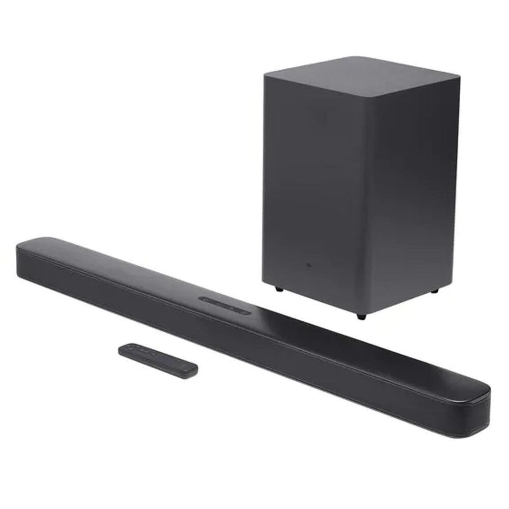 JBL 2.1 Channel Soundbar with Wireless Subwoofer System in Black, , large